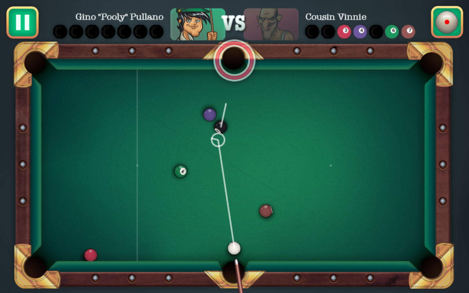 Mafia Billiard Tricks gameplay